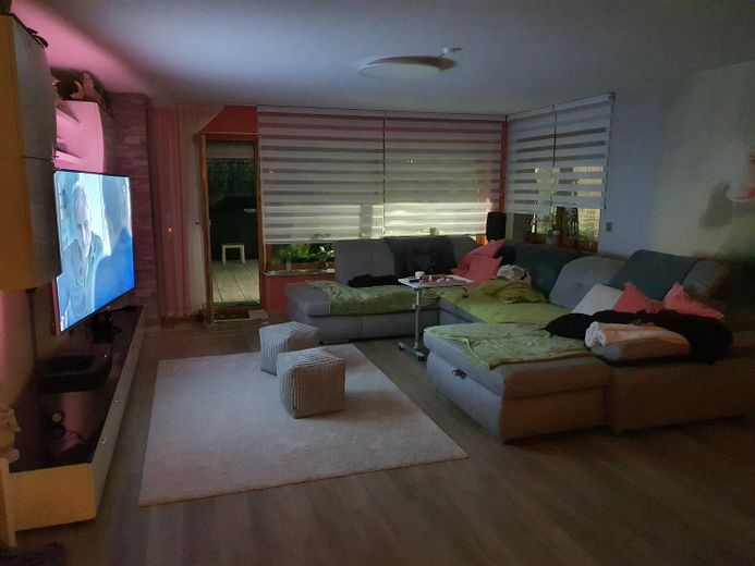 Wohn-Ess-Kochbereich, Terrasse