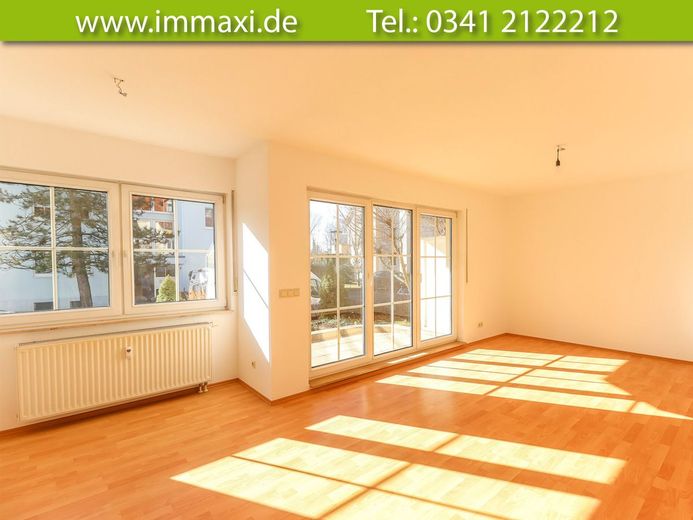 KURZFRISTIG ANSCHAUEN + MARKKLEEBERG + 2 RAUM WOHNUNG + TERRASSE – Wohnbereich - Beispiel