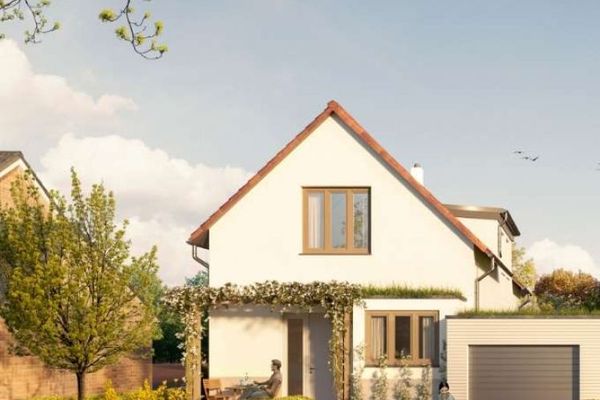WIR BAUEN FÜR SIE -Teraslı ve bahçeli müstakil ev-Amselweg 16 Haus 11-Stieglitz