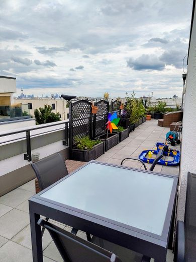 Terrasse bei Sonnenschein
