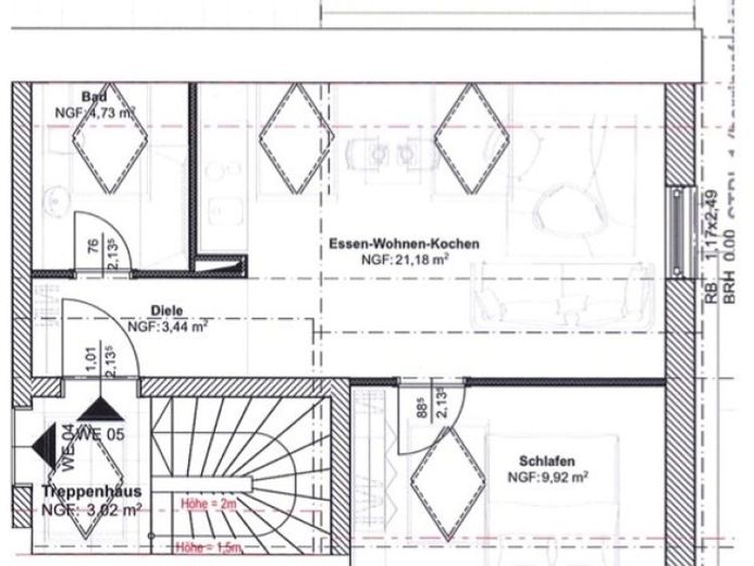 Erstbezug! Moderne 2-Zimmer-Wohnung mit Einbauküche in Herrnsheim - zu vermieten! – फोटो 1