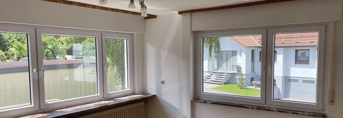 Wohnzimmer nach Süd und West