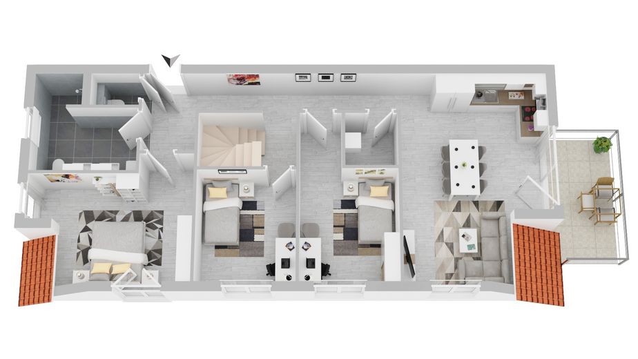 3D-Grundriss 1.DG