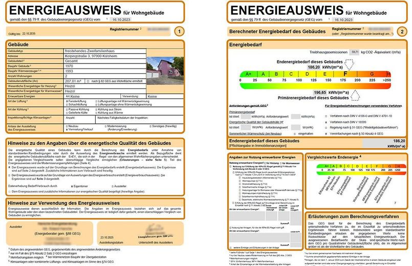 Energieausweis neu 10/25