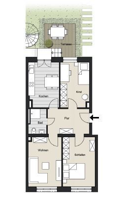 Neustadt-Süd - Citywohnung am Volksgarten - modernisiert - – WE 02