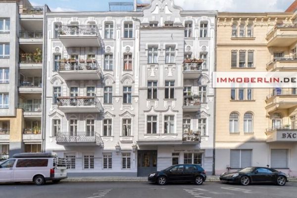 IMMOBERLIN.DE - شقة أنيقة في مبنى قديم مزينة بالجص، في موقع هادئ