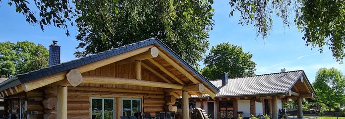 !!! Grundstück mit Baugenehmigung !!!! in Fichtenhöhe OT Niederjesar – Naturstammhäuser
