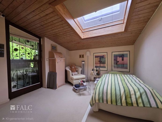 Zentrum vor der Tür - Natur vor dem Fenster! Penthouse in kleiner Einheit – Schlafzimmer