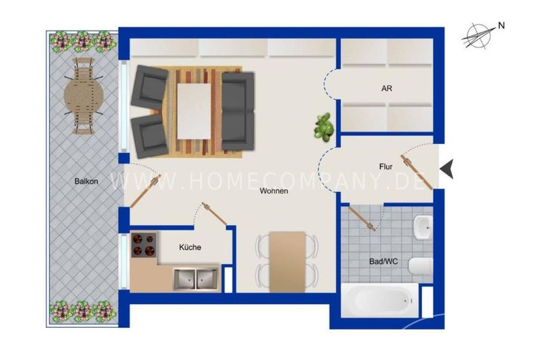 Appartement récemment meublé avec balcon – 7e3138a796c3eca662e3b4a989336154e6c9a7be.jpg