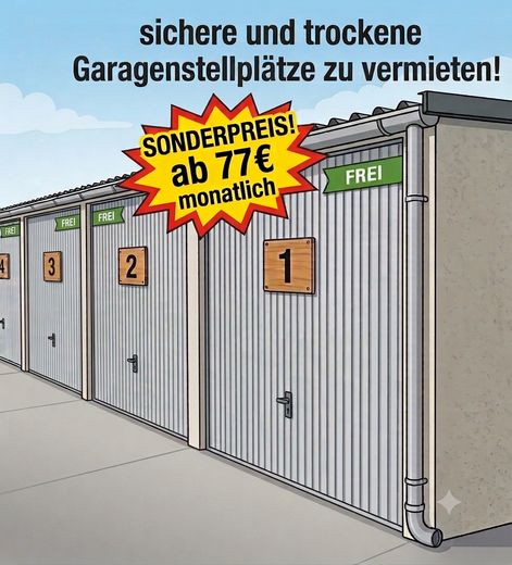Garage in Dortmund (Nord/Brechten) ab 77€/mtl. - Garage mieten – Foto 1
