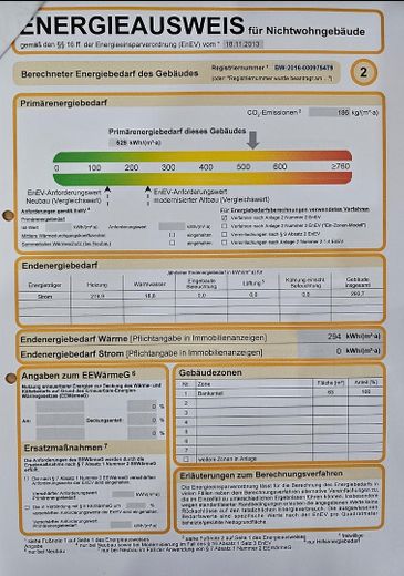 Büro / Lagerraum 45m² ab sofort zu vermieten in 72348 Rosenfeld – Energieausweis