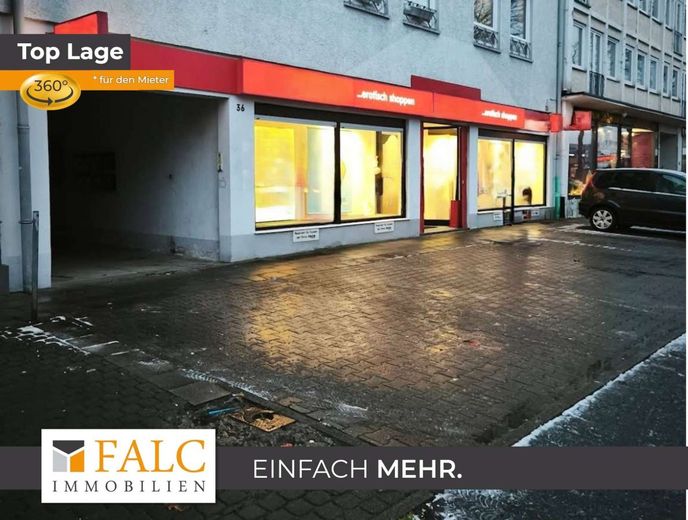 Gewerbeeinheit in Toplage in Darmstadt-Bessungen – Ladenlokal