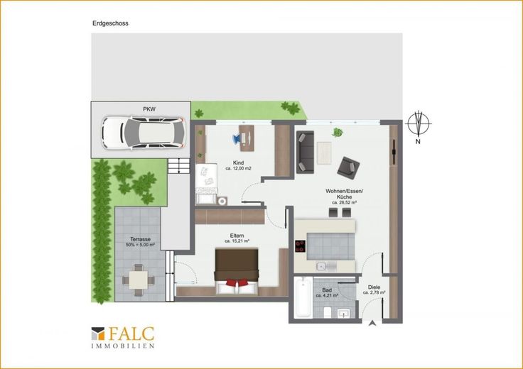 Grundriss Wohnung