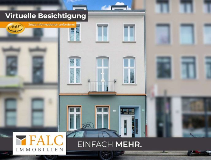 Mehrfamilienhaus mit 8 Einheiten - etabliertes Kurzvermietungskonzept – Hausfront
