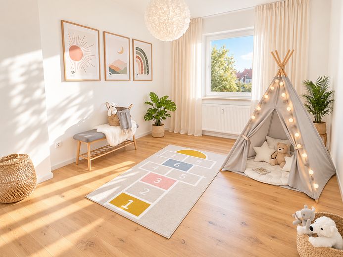 ***Freundliche 3-Zimmer-Wohnung in Erfurter Top-Lage*** Bezugsfrei | oh. Provision – Kinder-/Arbeits-/Gästezimmer