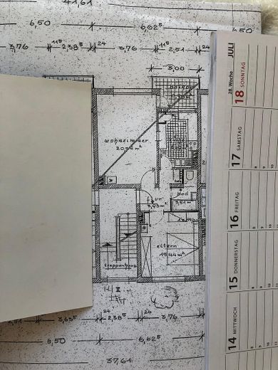 List, recién renovado, 2 habitaciones/balcón a partir del 01.09. o más tarde – Grundriss