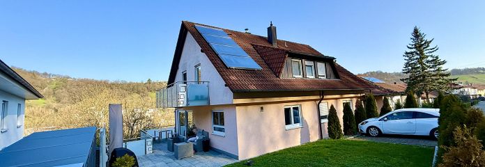 Nachhaltig Wohnen & Sparen: Haus mit ELW (Zins-Joker), High-End Technik 2022 & 1300m² Grund