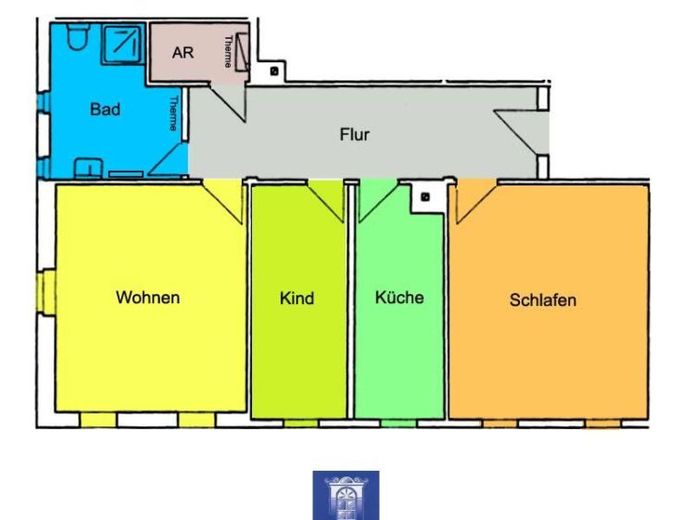 Appartement parfait avec une distribution avantageuse des pièces dans un environnement calme ! – Photo 1