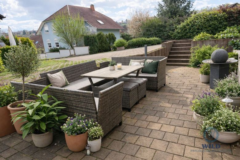 Neuer Preis! 3-Zimmer-Wohnung mit Terrassenflair in ruhiger Lage von Riegelsberg! – Terrasse