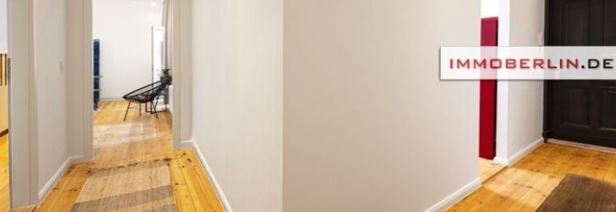 IMMOBERLIN.DE - Ersteinzug nach Sanierung 2025! Stilvolle Altbauwohnung mit Balkon & Mobiliar