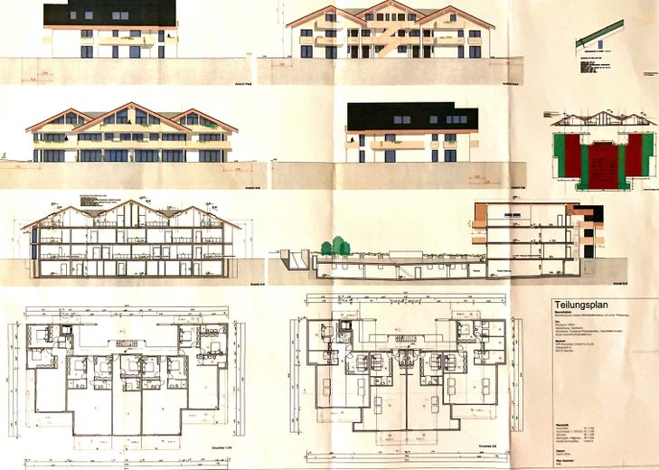 Neuwertige Exklusive Etagen-/Terrassenwohnungen (124 m²)  - provisionsfrei von privat – Gesamt Haus