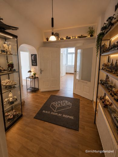 3,5 Raumwohnung 112 qm, saniert mit Gartennutzung im Erdgeschoss – Zentraler Flur