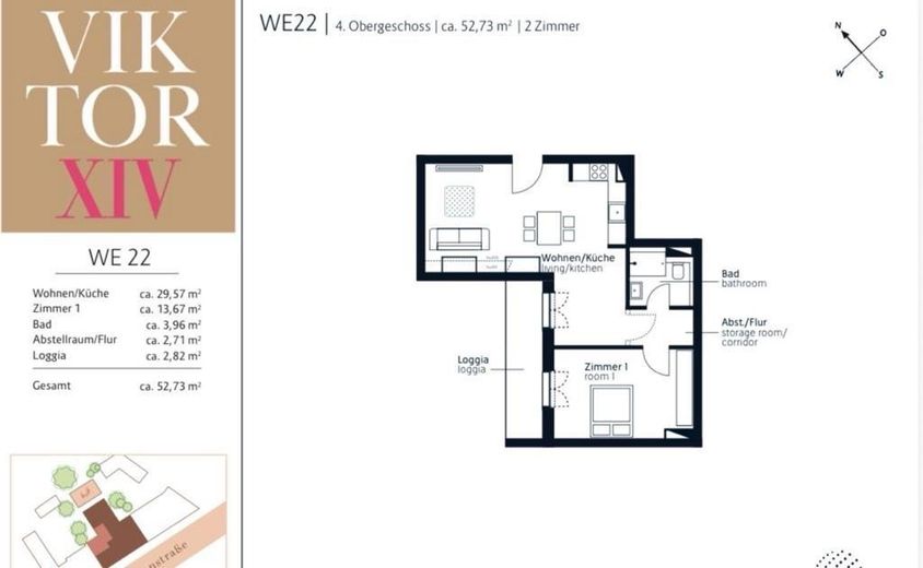 Moderne Neubauwohnung mit Loggia & Einbauküche – Foto 10