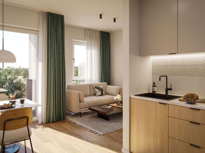 NEUBAUPROJEKT LANGE 30 – 2-Raum-Wohnung mit Loggia und einem Gefühl von Leichtigkeit – Foto 1