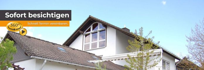 Ansicht vom Garten auf das Haus