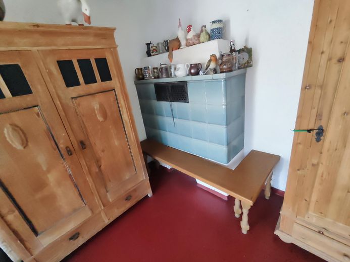 Wohnsimmer EG Kachelofen
