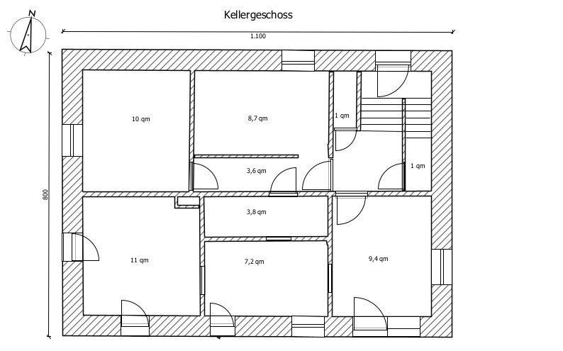 Idyllisch Wohnen mit freiem Blick ins Grüne – Keller