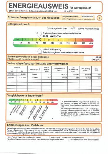 Energieausweis Blatt 3