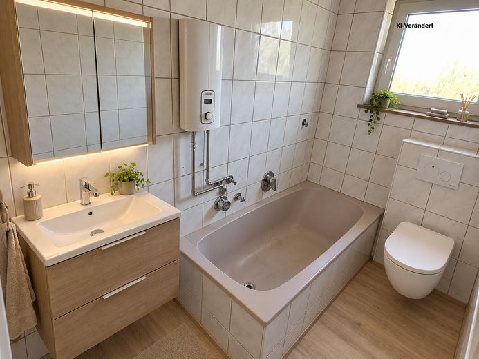 Piso reformado de 3 habitaciones con balcón y cocina equipada – Bad