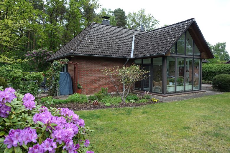 Wintergarten, großer Garten 