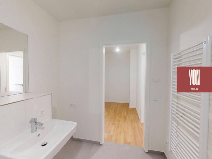 YON BERLIN - Moderne 2-Zimmer-Neubauwohnung mit EBK und sonnigem BALKON in Berlin-Friedenau – Ansicht III: Bad