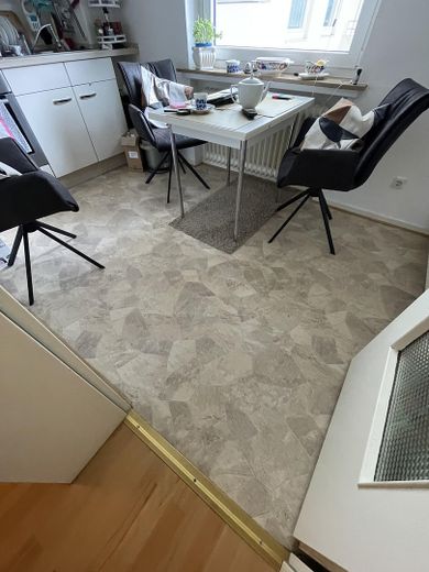 Küche mit Linoleum