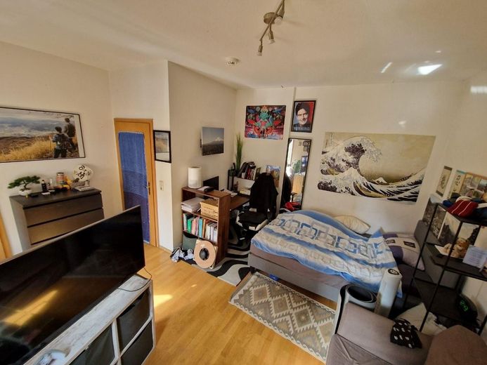 Beautiful 1-Room Apartment in the Paulusviertel Near the Water Tower – Wohnen/Schlafen