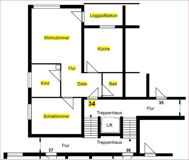 Investieren Sie in wertstabile Immobilien - wir machen es möglich! Kapitalanlage in Kaiserslautern. – 5261 - Wohnung Nr. 34 im Erdgeschoss