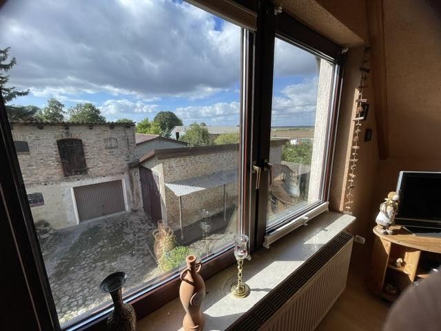 Dom jednorodzinny z mieszkaniem dla gości na przedmieściach, w dolnym biegu doliny Piany, w sercu Pomorza Przedniego – Blick aus Kaminzimmer 