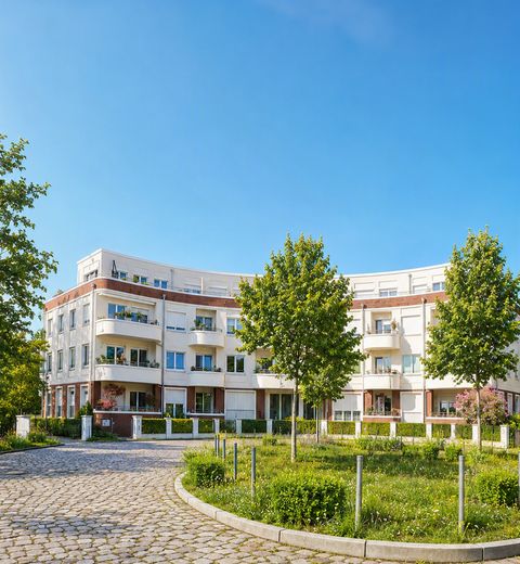 Wohnen im Grünen: Modernes Townhouse mit Garten und zwei Dachterrassen – Cardinalplatz Wohnanlage