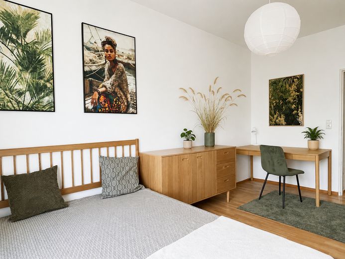 4er-Mädels-WG: Helles 14 m² Zimmer vollmöbliert – Zellerau an den Mainwiesen – Perspektive