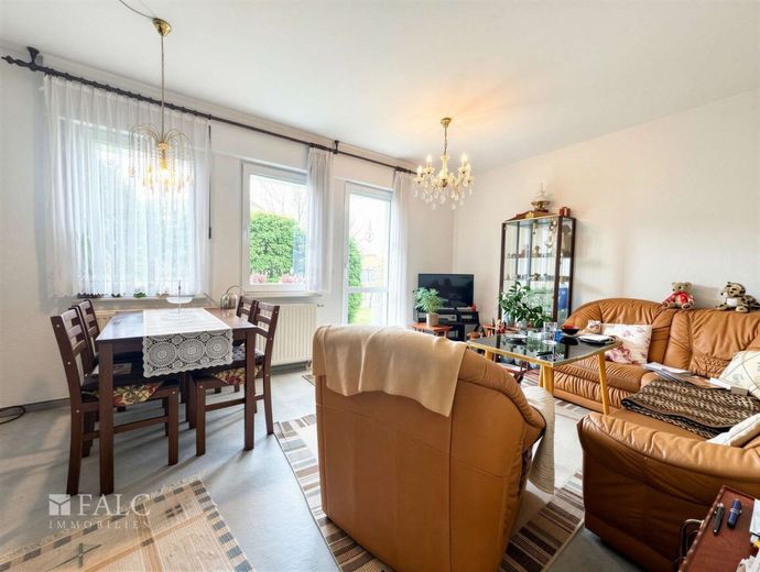 Renditestark investieren: 3-Zimmer-Wohnung Leipzig – Wohnzimmer