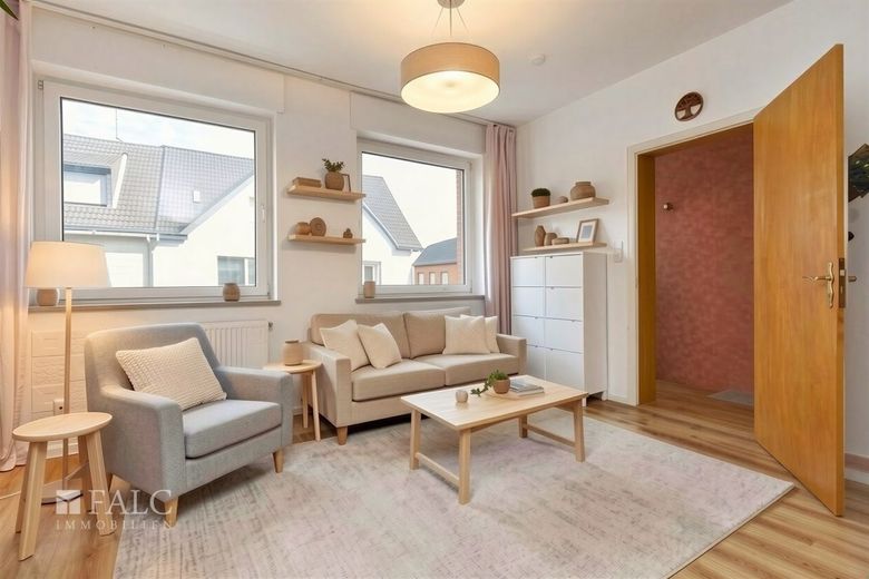 Günstiger Einstieg für fleißige Handwerker! – Wohnzimmer - (KI generiert)