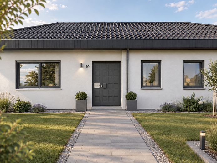 Erstbezug! 5,5-Zi.-EG | 180 m² | Garten | Garage | EBK – Eingangsbereich