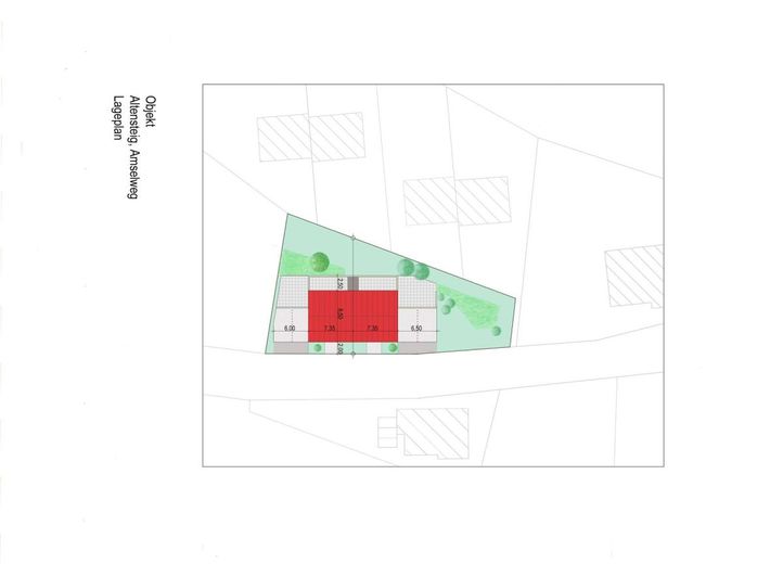 BV Altensteig Amselweg  Lageplan