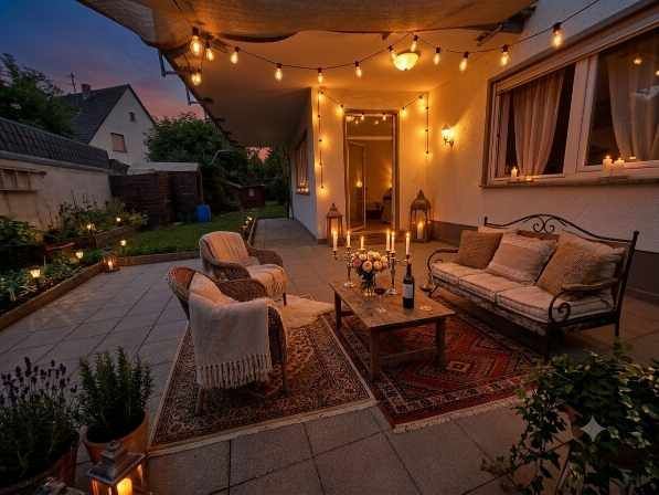 Rendite trifft Wohnkomfort: Nachhaltiges Dreifamilienhaus für Ihre Altersvorsorge – EG Terrasse +Deko
