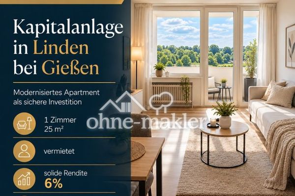 Investissement avec un rendement de 6,1 % – loyer indexé, seulement 14 € de charges non récupérables