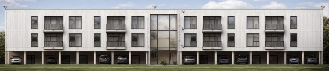 3 Zimmer Wohnung am Bach – Außen Eingang