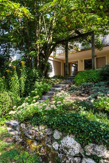 Terrasse vom Garten aus