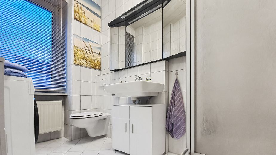 Ekskluzywny apartament w stylu retro! All-inclusive z kuchnią, Wi-Fi i pełnym wyposażeniem! – Bad